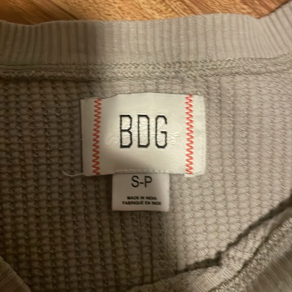 Urban Outfitters BDG rory spliced waffle plaid long sleeve- Size small - Picture 2 of 2